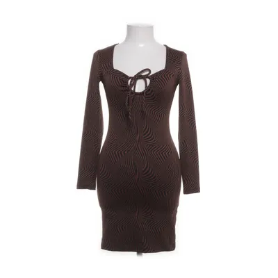 Jurk (Bruin, Zwart, Meerkleurig) van Zara