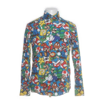Skjorte (Blå, Gul, Grøn, Flerfarvet) fra Opposuits Bomuld, Elastan