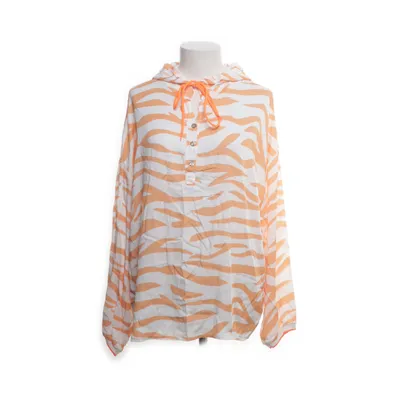 Capuchon sweater (Oranje, Wit) van New Collection Viscose