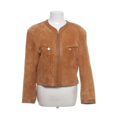 Läderjacka (Brun) från Molltan Acetat, Nylon, Skinn