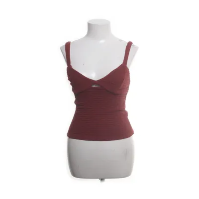 Tank Top (Red) from By Anthropologie Elastane, Nylon, Viscose