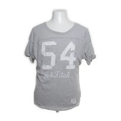 T-shirt (Grijs) van Abercrombie & Fitch Katoen, Polyester