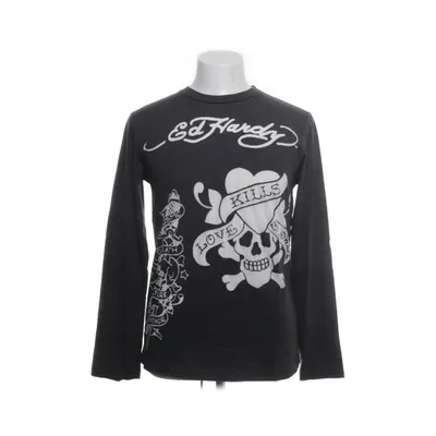 Lange mouwen shirt (Grijs) van Ed Hardy Katoen, Polyester