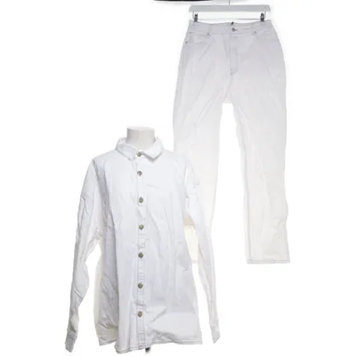 Sæt (Hvid) fra Josefine HJ x NA-KD Polyester, Bomuld