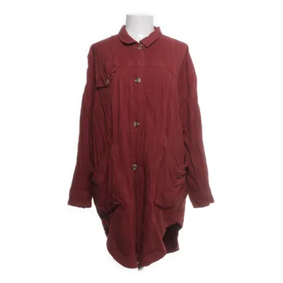 Shirt dress (Red) from By Anthropologie Cotton