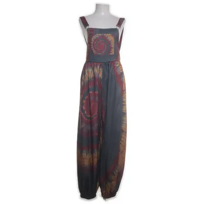 Dungarees (Gray, Multicolored) from Romwe Polyester