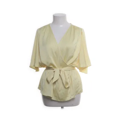 Blouse portefeuille (Jaune) de Mango
