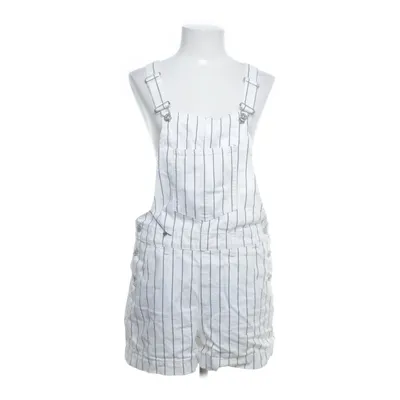 Salopette courte (Blanc, Bleu) de Collection Pimkie