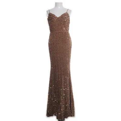 Aftenkjole (Brun) fra Miss Ord Elastan, Polyester