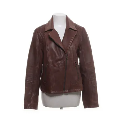 Läderjacka (Brun) från Taifun Separates Polyester, Skinn