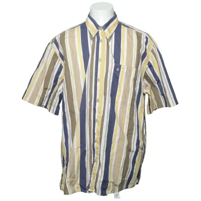 Short sleeve shirt (Blue, Yellow, Brown) from Melka Cotton