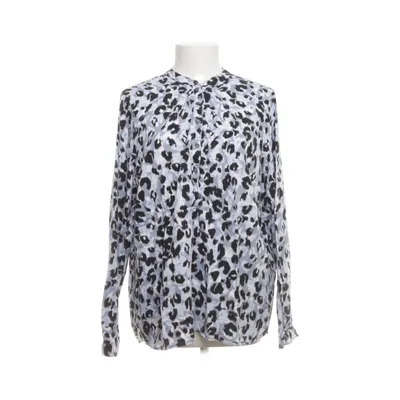 Blouse (Blue, White, Black) from C&A Viscose, Cotton