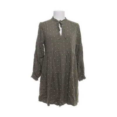 Jurk (Groen, Wit) van Zara