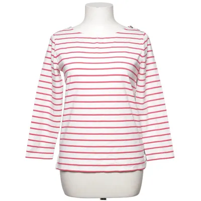 Long sleeve T-shirt (White, Red) from Jaeger Cotton, Elastane