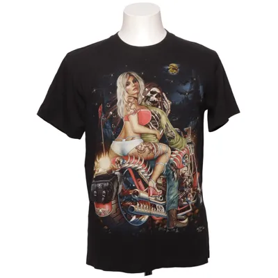 T-shirt (Sort) fra Rock Chang Bomuld