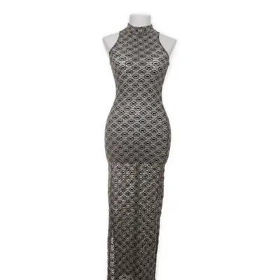 Maxi dress (Black, Beige, Multicolored) from Strand Elastane, Polyamide, Polyester
