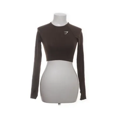 Träningstopp (Brun) från Gymshark Elastan, Polyamid