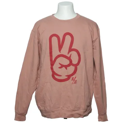 Sweatshirt (Beige, Red) from NH Cotton, Polyester
