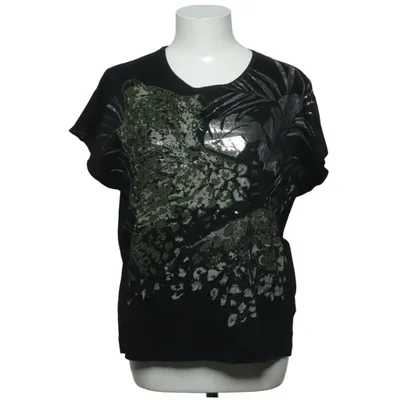 T-shirt (Zwart, Meerkleurig) van Nanni Katoen