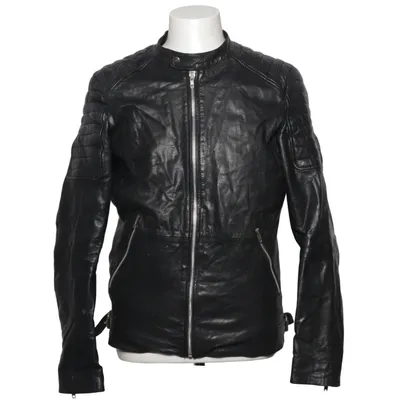 Läderjacka (Svart) från Jack & Jones Skinn, Polyester