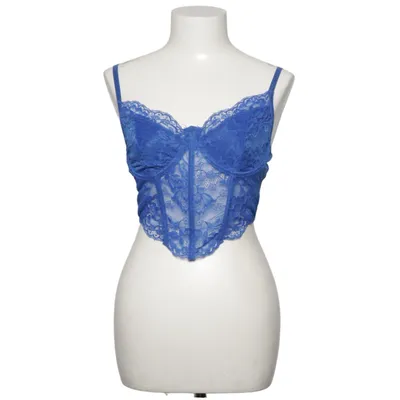 Bustier (Blue) from Shein Elastane, Polyester