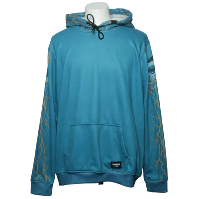 Huvtröja (Blå, Flerfärgad) från Freshhoods Elastan, Polyester