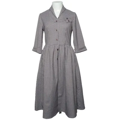 Dress (Brown, Black, White) from Daisy Dapper Elastane, Polyester