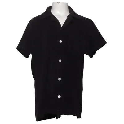 Chemise à manches courtes (Noir) de Nikben Coton, Polyester