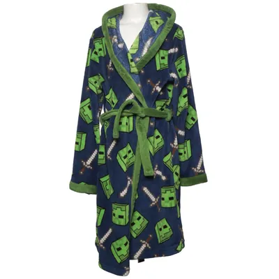 Badrock (Blå, Grön, Vit) från Minecraft Polyester