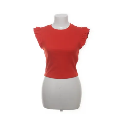 Top (Rood) van Zara Katoen, Elastaan