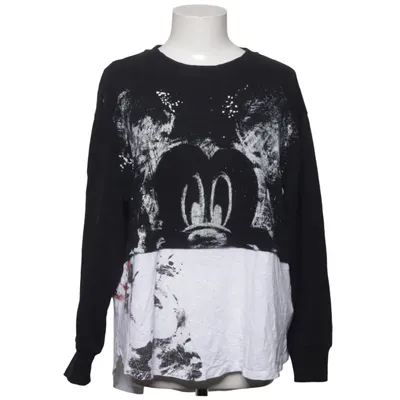 Sweatshirt (Zwart, Wit) van Desigual Disney Katoen, Modal
