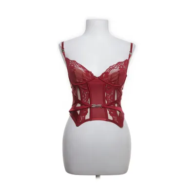 Corset (Red, Beige) from Gia X-Rated Cotton, Elastane, Nylon, Polyester