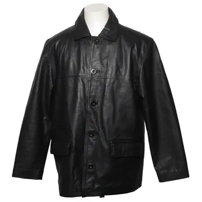 Veste en cuir (Noir) de Easy Acétate, Cuir