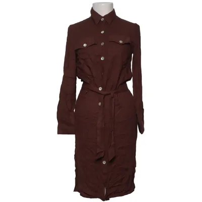 Skjortekjole (Brun) fra Kerber Polyester, Viscose