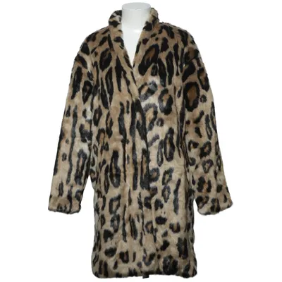 Vinterkappa (Beige, Svart) från Lindex Akryl, Polyester