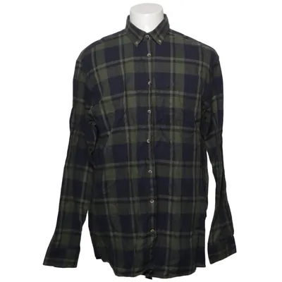 Flanellen overhemd (Groen, Blauw) van Pre End Katoen
