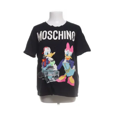 T-shirt (Zwart, Meerkleurig) van H&M x Moschino Katoen