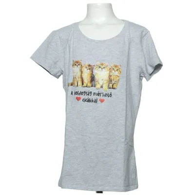 T-shirt (Grå) från Glostory Bomull, Elastan