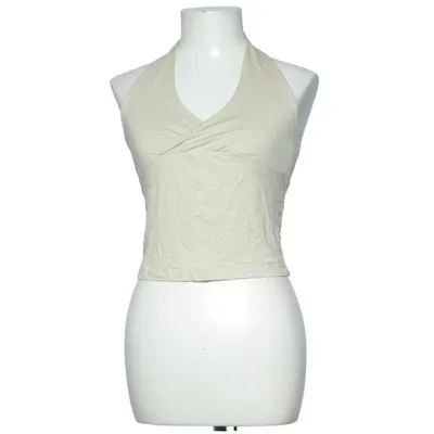 Halterneck top (Beige) fra Bamboo Blonde Viscose