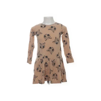 Klänning (Beige, Svart) från H&M Bomull