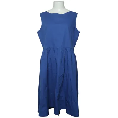 Jurk (Blauw) van Lindy Bop Katoen, Elastaan