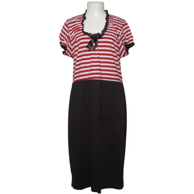 Robe (Rouge, Blanc, Noir) de Deadly Dames Coton, Élasthane