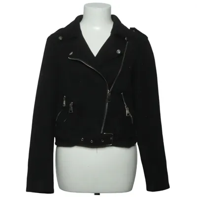 Biker jacket (Black) from Mochy Elastane, Polyester