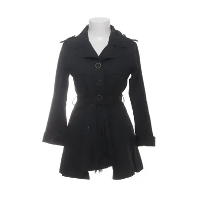 Coat (Black) from Debenhams Cotton, Polyester