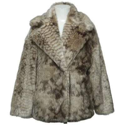 Vinterjakke (Grå, Brun) fra Jakke Polyester