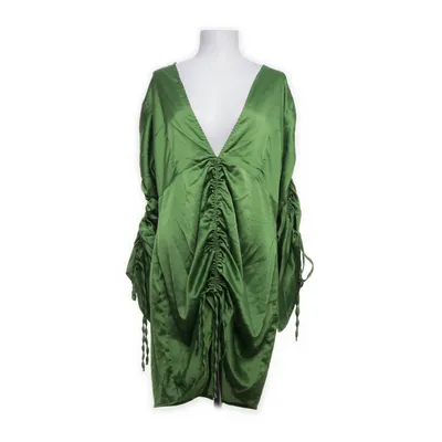 Jurk (Groen) van PrettyLittleThing Katoen, Polyester