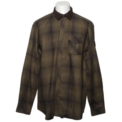 Chemise en flanelle (Vert, Noir) de Härkila Polyester, Laine