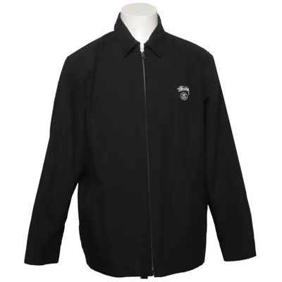 Jacket (Black) from Stüssy Cotton, Polyester