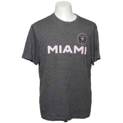 T-shirt (Gray, Pink) from Fanatics Cotton, Polyester, Viscose