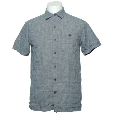 Short sleeve shirt (Blue, Gray) from Royal Robbins Cotton, Linen